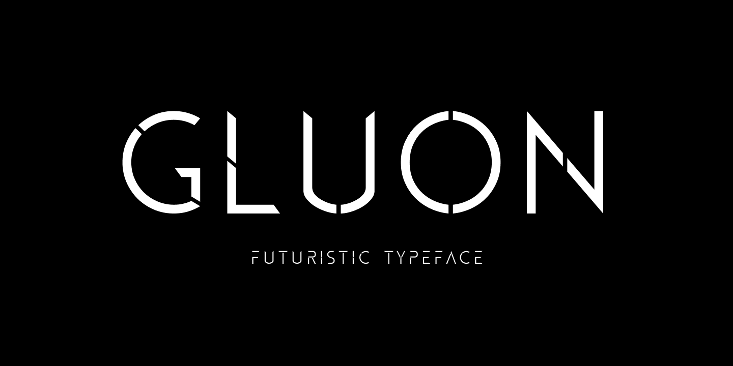 Шрифт Gluon